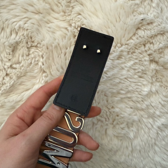 Green Leather Moschino Belt main image 5